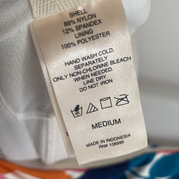 (B52) Sea Angel Floral One Piece bathing suit, Size Medium, NWT - Picture 12 of 15